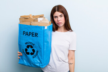 young adult pretty woman ecology concept