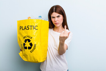 young adult pretty woman ecology concept
