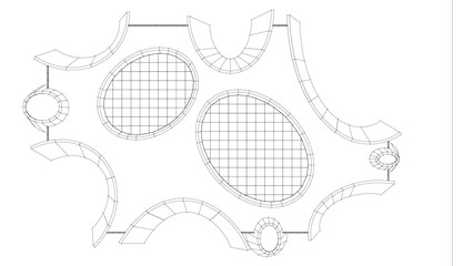 Modern architecture vector illustration