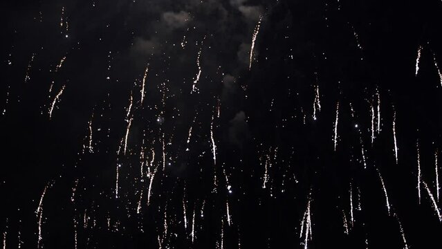 Feuerwerk hell Sylvester bunt Firework Himmel