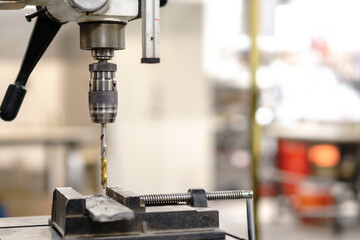 large scale drill bit used in the metalworking industry