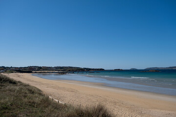 Fototapeta na wymiar Sandy beach in Galicia, Spain