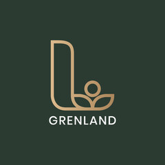 Nature Elegant Letter L Line Logo Vector. Initial L Luxury Monogram Logo Identity for Branding, Business, Appare, Fasion, Jewellery and Luxury Brand