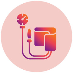 Blood Pressure Gauge Icon