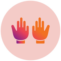 Obraz premium Gloves Icon