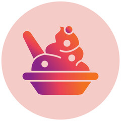 Frozen Yogurt Icon