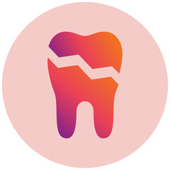 Broken Tooth Icon