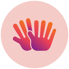 Obraz premium Cleaning Gloves Icon