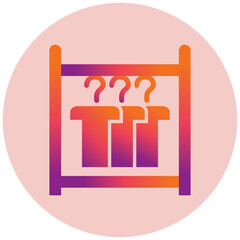 Obraz premium Clothes Rack Icon