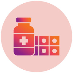 Obraz premium Medicine Icon