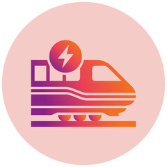 Electric Train Icon