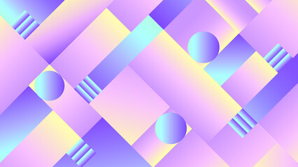 Modern abstract geometric diagonal colorful background