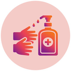 Hands Sanitizer Icon