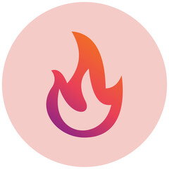 Obraz premium Fire Icon