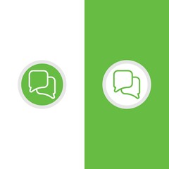 Speech bubble icon vector illustration
