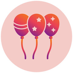 Balloons Icon