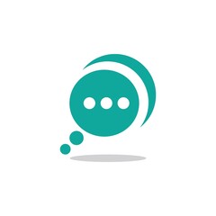 Speech bubble icon vector illustration