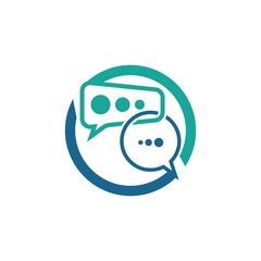 Speech bubble icon vector illustration