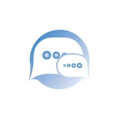 Speech bubble icon vector illustration