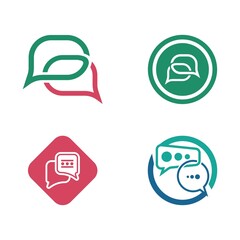 Speech bubble icon vector illustration