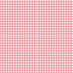 Naklejka premium Seamless texture with red check pattern. Textures for fabrics, paper