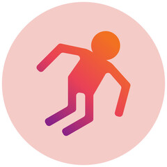 Fototapeta premium Crime scene Icon