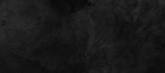 Close up retro plain dark black cement concrete wall background texture for show or advertise or promote product and content on display and web design element concept decor.