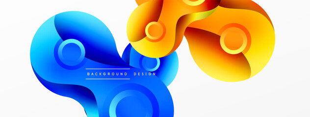 Circle geometric background. Abstract modern backdrop. Vector Illustration For Wallpaper, Banner, Background, Card, Book Illustration, landing page
