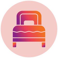 Single Bed Icon