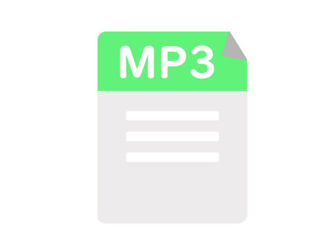 mp3 音楽 ミュージック 音源 アイコン ウェブ ベクターイラスト