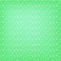 white dots background with beautiful green background like falling snow,illustration, vector