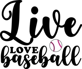 Baseball svg design cut files