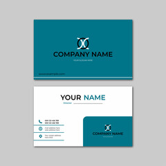 Naklejka na ściany i meble business card template modern elegant vector