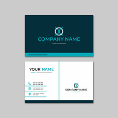 Naklejka premium business card template modern elegant vector