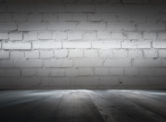 old interior with brick wall