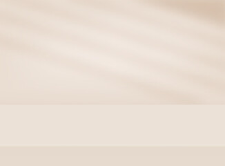 Product background with soft shadow. Empty background for product presentation. Vector illustration.