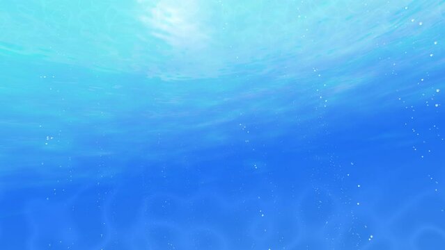 Under the blue sea CG Background