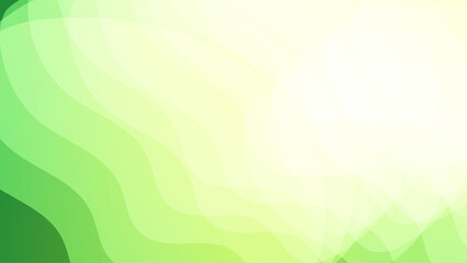 Abstract green fluid shape modern background with copy space, vector.