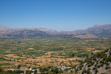 Fototapeta na wymiar Panorama landscape Plato height on Crete