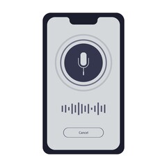 phone with voice recording enabled