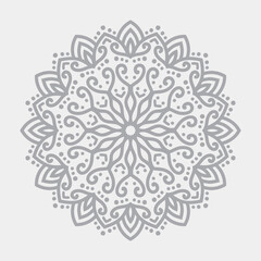 Decorative ornamental mandala design background illustration vector
