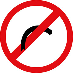 design of traffic signs and warnings red and white coloured icon illustration 