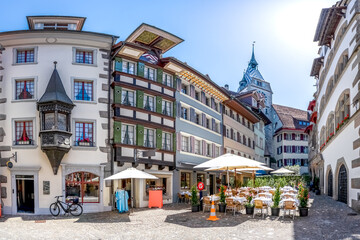 Fototapeta na wymiar Altstadt, Zug, Schweiz 