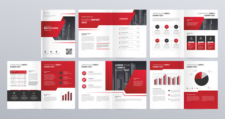 layout template for company profile ,annual report , brochures, flyers, leaflet, magazine, book with cover page design 
