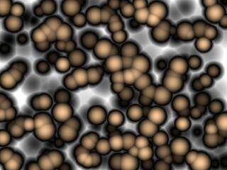Beige black texture, background made of spheres