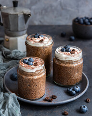 deser kawowy pudding chia © Karolina
