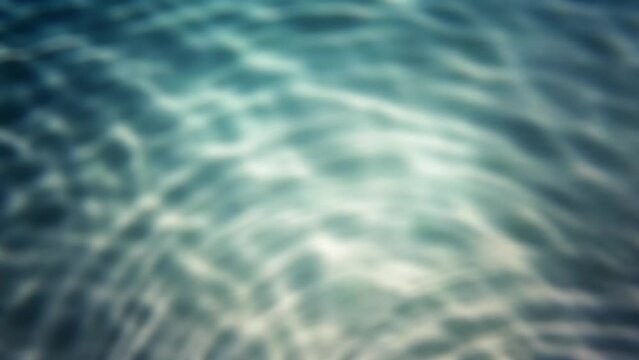 Digital Light Leak. Background. Underwater Light Reflections, Ripple Patterns Across Water Surface.