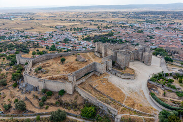 Trujillo Castle. Former Arab Alcazaba inTrujillo, Province Caceres. Extramadura Region in Spain