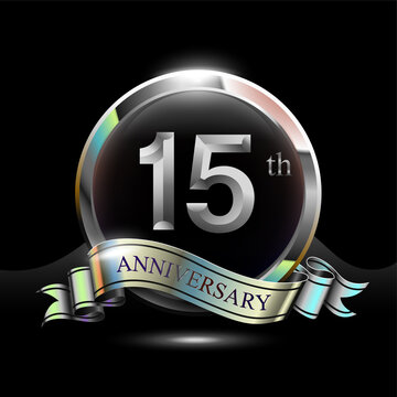 15th silver anniversary logo