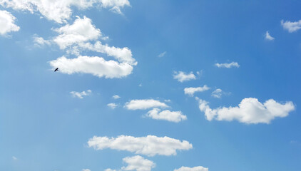 blue sky with clouds nature cloudscape